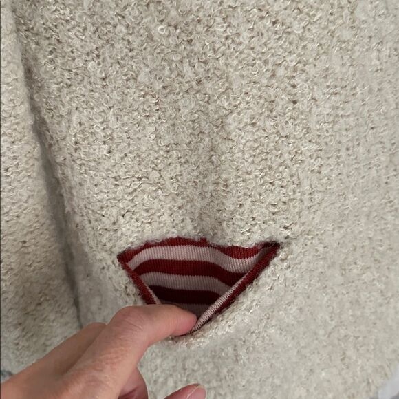 Charlie & Robin Anthropologie Wool Blend Romantic Boho Tiered Tulle Cardigan  M - Picture 11 of 13